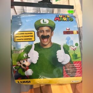 Nintendo Super Mario Luigi Hat and Gloves Set - Green